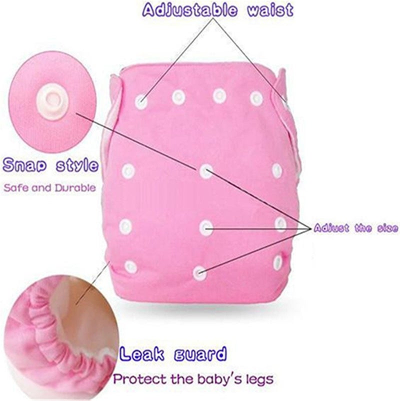 storeofbaby Reusable Swim Diapers Covers Waterproof Swimming Pants for 8-36lbs Unisex Baby Pack of 2 - Image 4